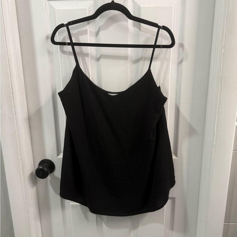 Women’s Black Spaghetti-Strap Cami Top